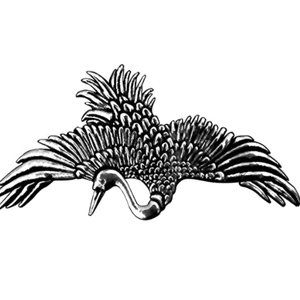 Small handmade metal hairpin made in USA